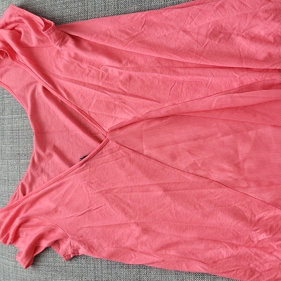 PINK American Eagle Tunic Tshirt Sheer back Size Small - Picture 2 of 2
